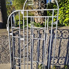 Wrought iron single gate