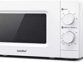 700w 20L Microwave Oven with 5 Cooking Power Levels, Easy Defrost Function, and Kitchen Timer - Fashionable White - CM-M202GSF