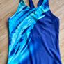 F&F Girls Blue Swimsuit Age 14-15 Years - Very Good Condition Image 3