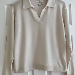 Size 12  Cream Merino Wool Jumper by Marks&Spencer