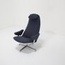 Upholstered Swivel Lounge Armchair Model Contourette Roto by Alf Svensson for Dux, Sweden, 1960s. Image 6