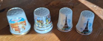 4 Decorative Thimbles