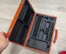 Wooden case/box from art set