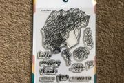 Trinity Stamps, floral photopolymer stamp set