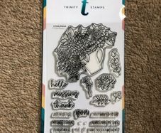 Trinity Stamps, floral photopolymer stamp set