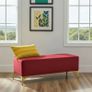 Upholstered Bench Luxor 120x40cm Image 3