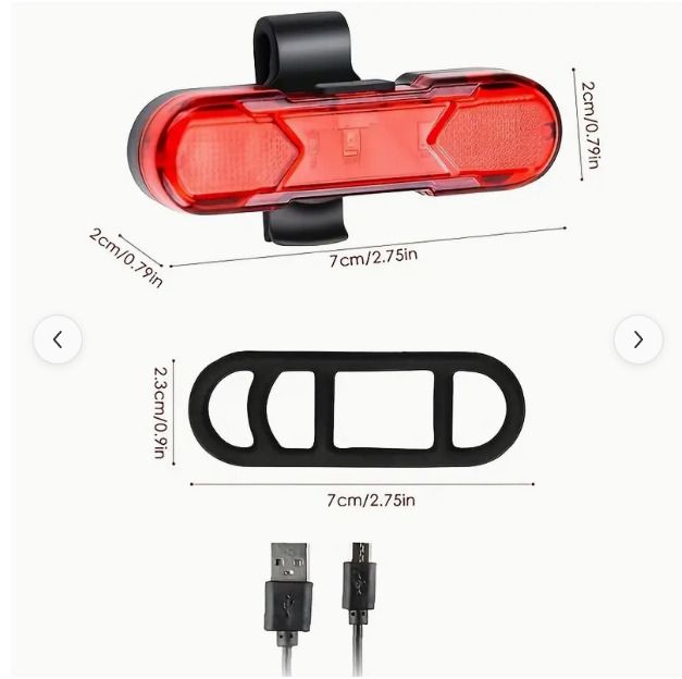 bike lights USB Rechargeable light set for bike & Power Bank