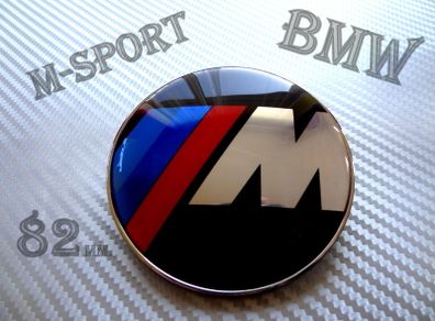 BMW 82mm  M - SPORT Emblem Badge Front Bonnet Logo 1 3 5 6 7 x z m class 82