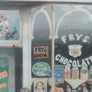 Old advertising shop front picture print ,different brands for sale, in the shop,nice for any home bar or man cave pub restaurant etc,,buyer collects thank you,, rather buyer collects with the glass ,sold as is ,,see pictures for condition Image 4
