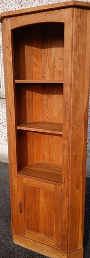 Solid Oak Corner Unit