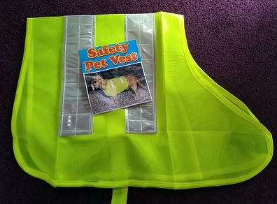 Dog Hi-vis Safety Vest - One Large Size left 58 x 42 cm