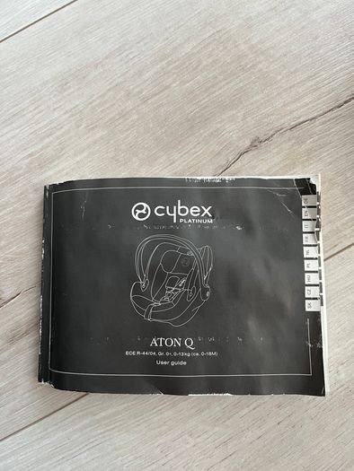 Cybex Aton Q Baby Car Seat + ISOFIX Base - Good Condition