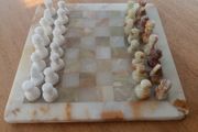Vintage Marble/Onyx Chess Set - Excellent Condition