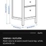 Bathroom Vanity Unit with sink, tap & waste Image 3