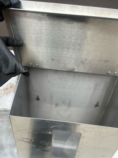 Stainless steel dispenser