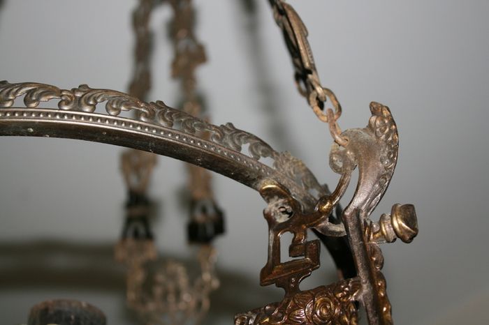 Antique Brass Chandelier