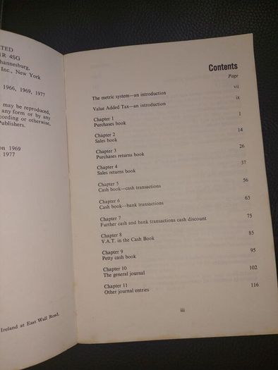 Coakley's Book Keeping & Accounts - 1976