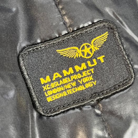 Rare Mammut XC OSLabelproject Jacket - Black Quilted Bomber - Ltd Edition - L