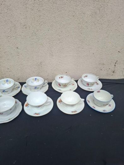 10 china tes cups cups and saucers