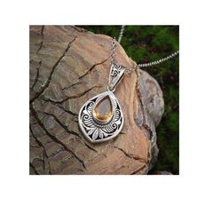 Boho Style Necklace with a Sun Stone - lovely gift + other lovely necklaces available