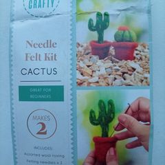 Needle Felting kit "Cactus"
