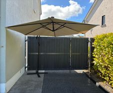 Biege Garden Parasol