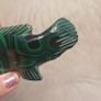 malachite fish carving Image 2