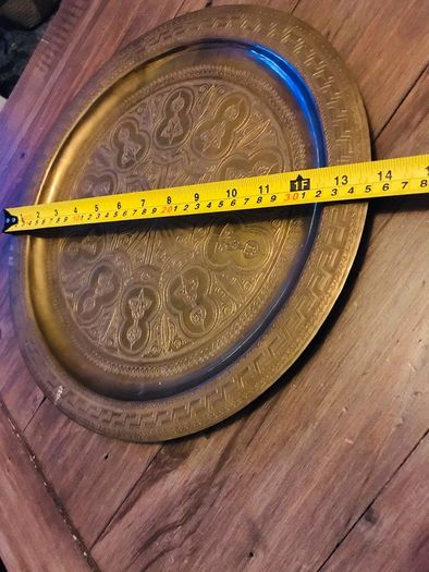 Brass plate