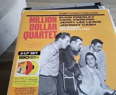 million dollar quarter elvis presley, carl perkins, jerry lee lewis, johnny cash 2 vinyl