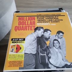 million dollar quarter elvis presley, carl perkins, jerry lee lewis, johnny cash 2 vinyl