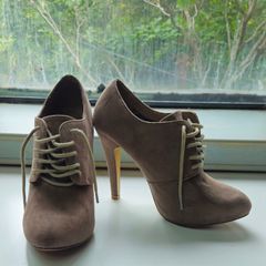 Atmosphere - High Heal Lace Ankle Boots - Size 6 [UK]