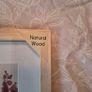 Natural wood photo frames x 4 Image 2