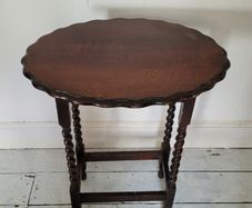 Antique barley twist side table