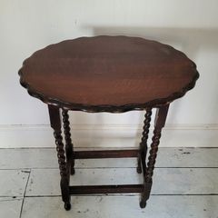 Antique barley twist side table