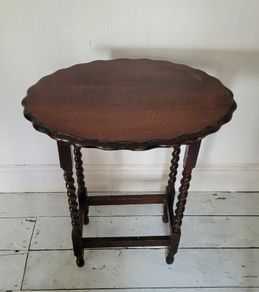 Antique barley twist side table