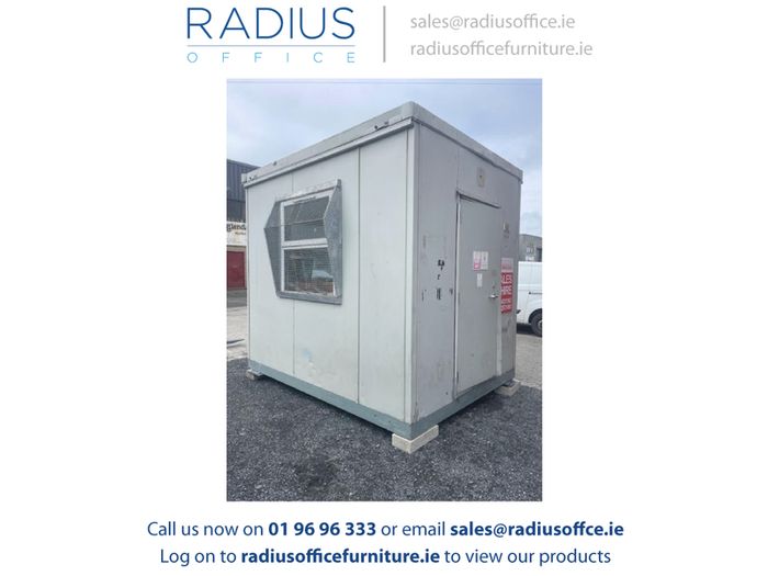 8ft x 10ft Insulated Steel Office / Site Cabin
