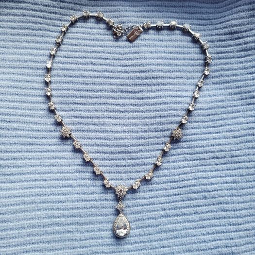 Vintage Van galz .925 silver & swarovski necklace