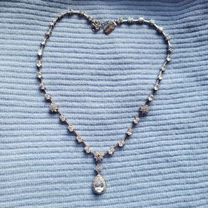 Vintage Van galz .925 silver & swarovski necklace