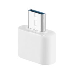 USB Type-C to USB Female OTG Adapter White