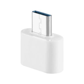 USB Type-C to USB Female OTG Adapter White