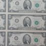 uncut sheet usa 2 dollar Image 6