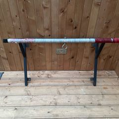Galvanised steel lat pull down / boxing bag bracket