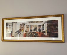 Law Library (King's Inns) by John Short 2014 Limited Art with Gold Frame