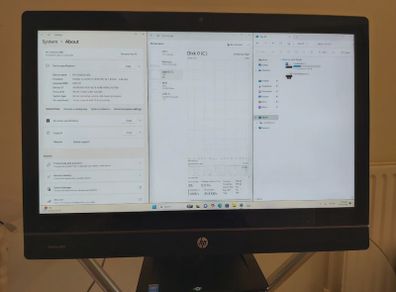 AiO HP Touch Elite800 24" Win11 Fast