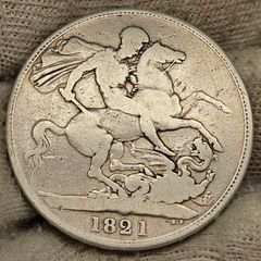 Great Britain 1821 Silver Crown