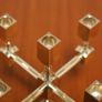 Vintage Brutalist Solid Brass 5-Arm Candelabra, 1970s. Image 6
