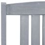 Garden Chairs 8 pcs Solid Acacia Wood Grey Image 7