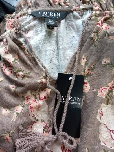 Ralph Lauren Linen Jersey floral top