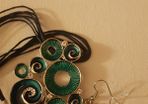 Necklace and earrings