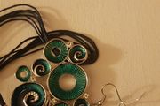 Necklace and earrings